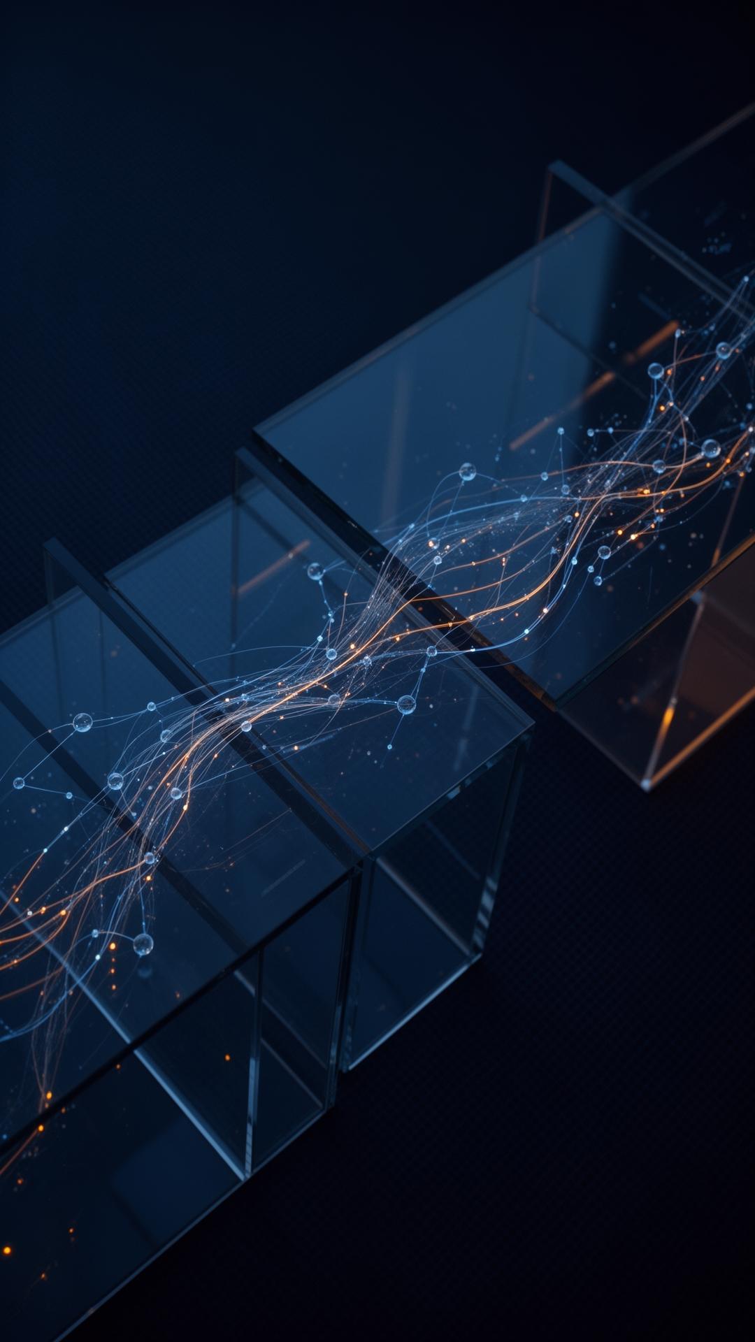 Abstract visualization of an intelligent campus